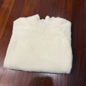 Marled Soft Cream Turtleneck Sweater